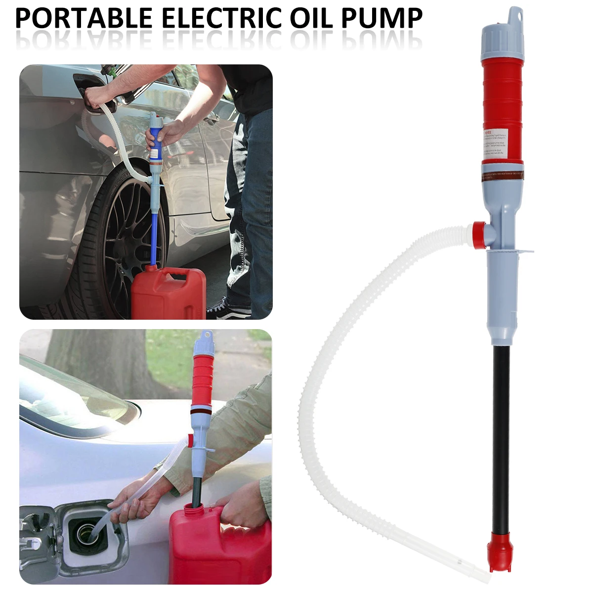 

Насос для перекачки топлива, электрический ручной топливный насос с шлангом 24,4 дюйма, питание от аккумулятора, насос для перекачки жидкости...