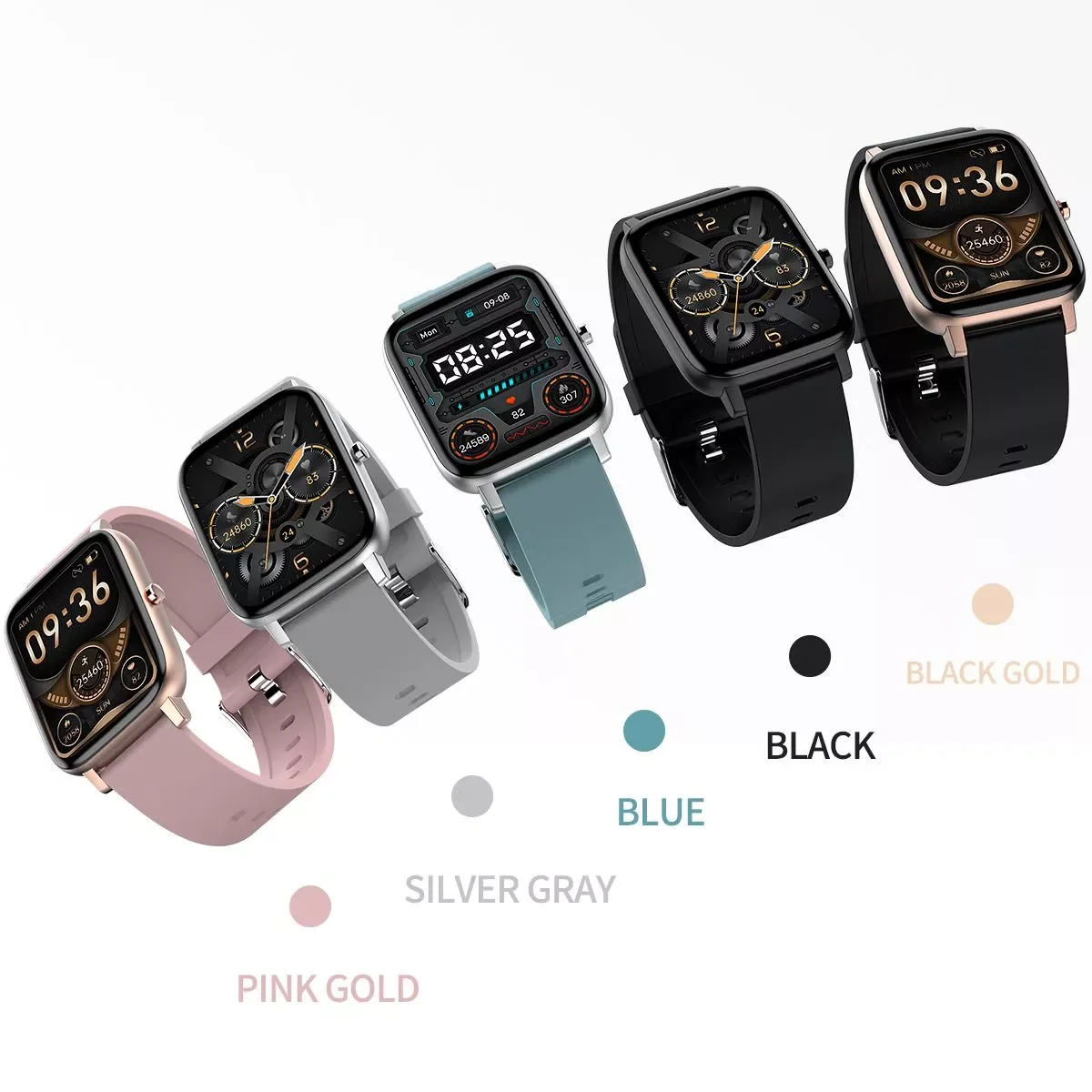 

2021 Smart Watch For Men Women Ultra-thin Sports Watch Fashion Full Touch Screen Smart Bracelet Health Monitoring Android ios