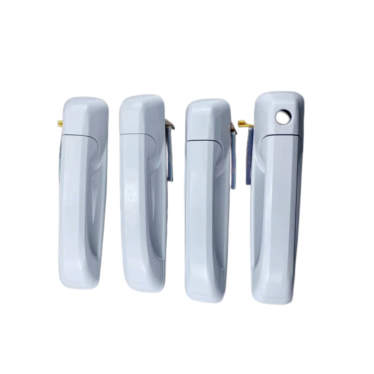 Передняя и задняя 4 дверных ручки ярко-белого цвета (PW7) совместимы с Dodge Ram 2012-2018