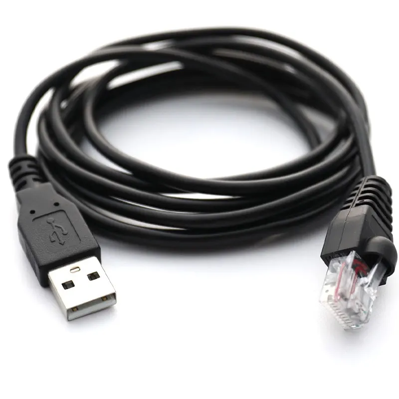 Фото Кабель USB-RJ50 для консоли APC Smart-UPS, замена кабелей AP9827, 940-0127B, 940-127C, 940-0127E с формованной защитной втулкой №2