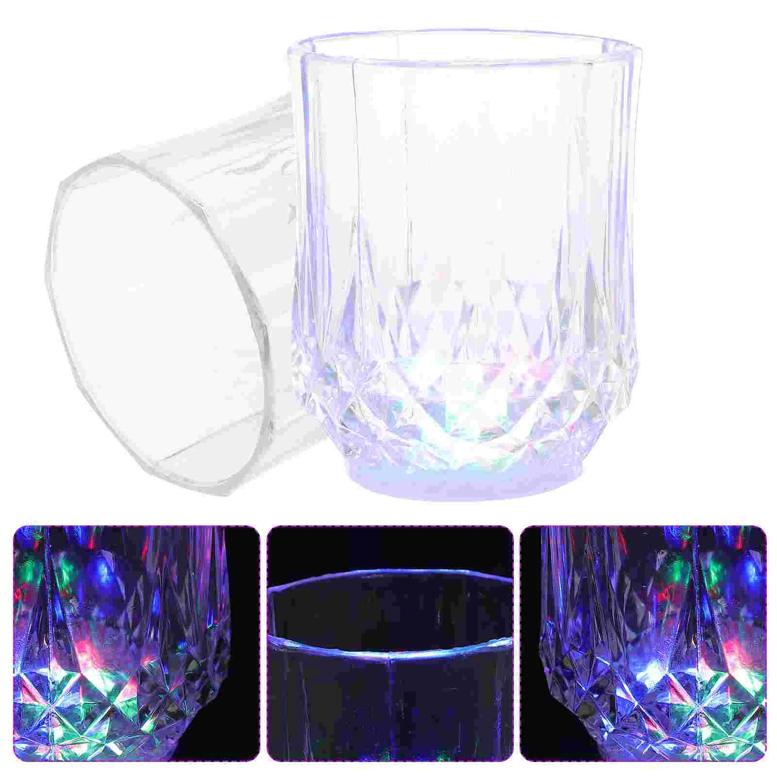 

Lightled Glasses Party Cups Cupdrinkingshotadults Favors Halloween Tumbler Christmas Whiskey Cocktail Mug Glowing Night