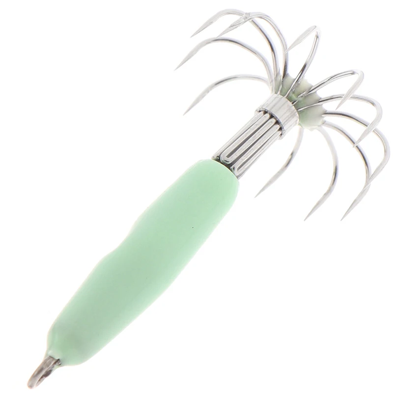 

uminous Vivid Lifelike Simulation Squid Hook Fishing Tackle Lures Squid Jig Lures with Hook Fish Hook1