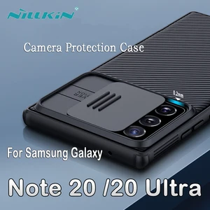 NILLKIN чехол для камеры для Сань Син for Samsung galaxy Note 20 Ultra 5G чехол жесткий чехол-накладка с CamShield Чехлы coque для Samsung Note 20 крышка