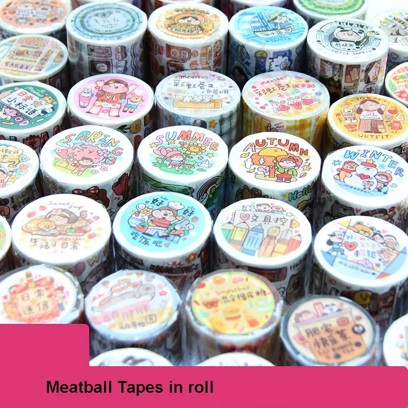 Meatball Tape 2022 New Year Of The Tiger Journal Sticker Decoration