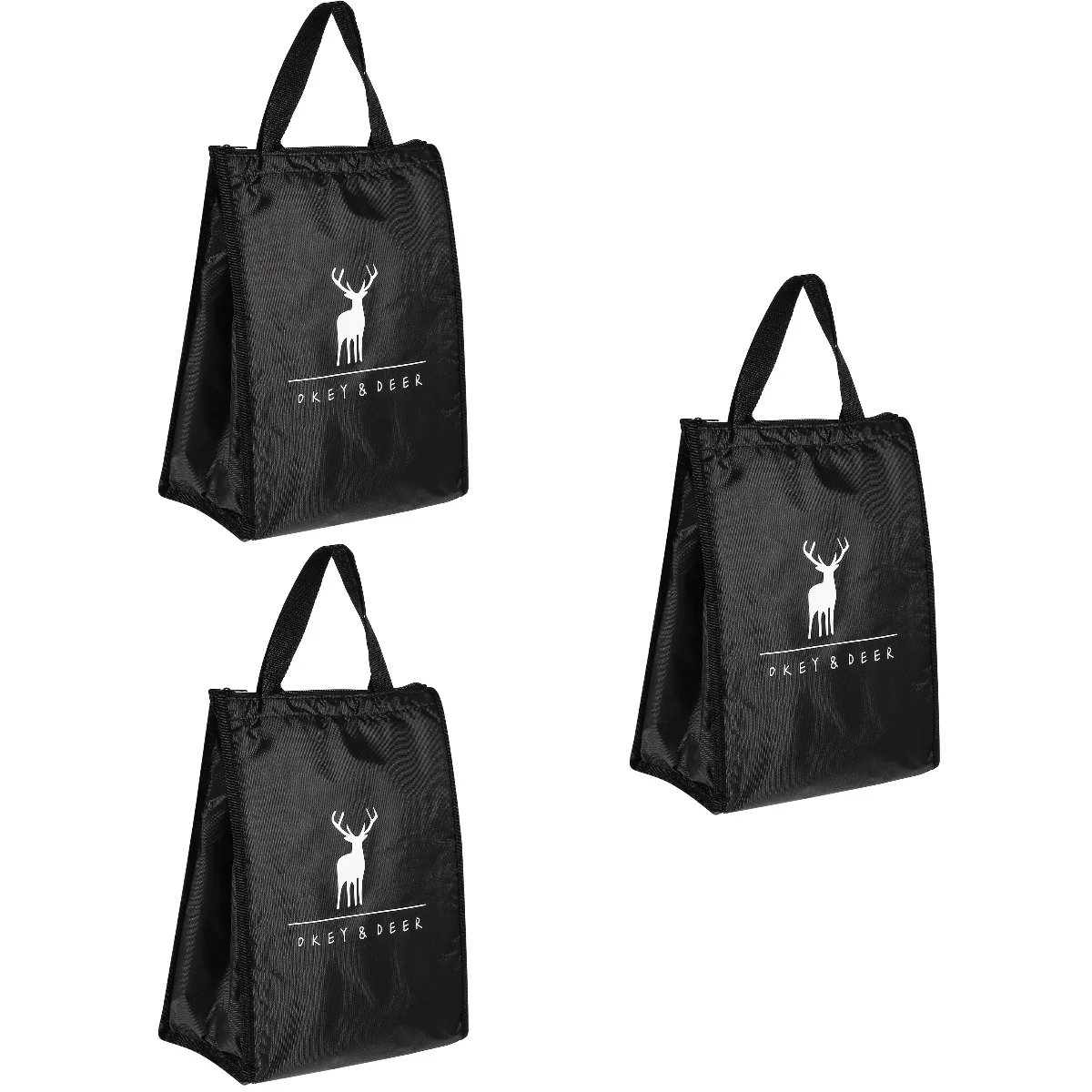 

3x Portable Convenient Premium Lightweight Tote Lunch Bag Insulation Lunch Bag Insulation Bag for Students Outdoor
