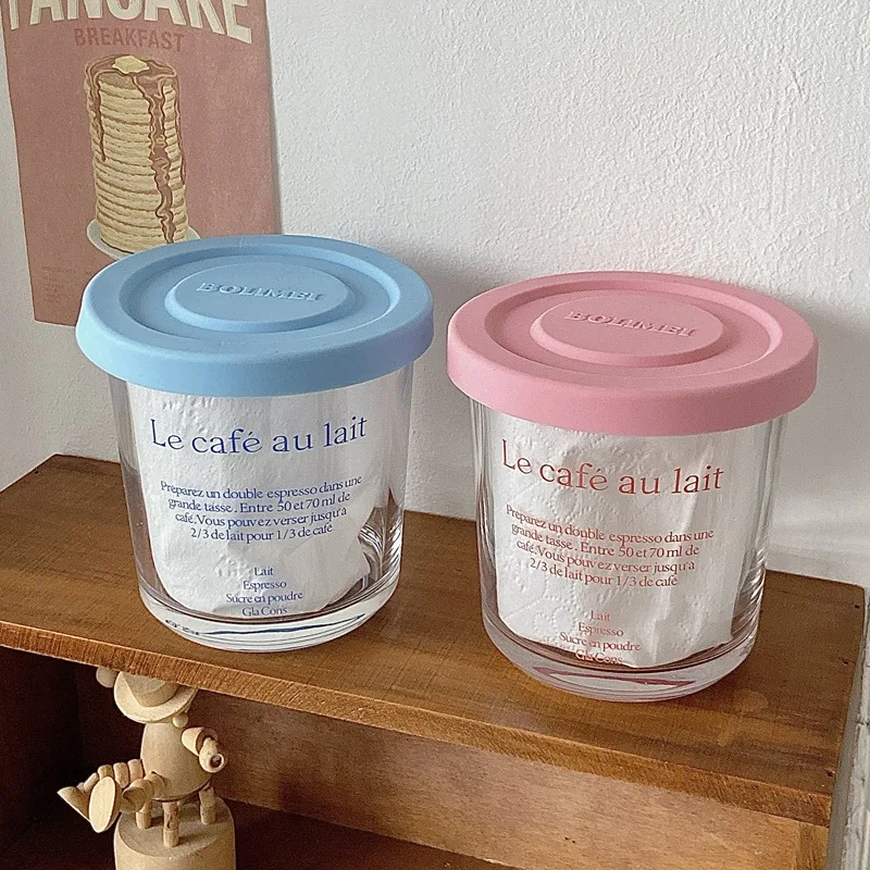 

Breakfast Milk Cup with Lid Storage Jars Refrigerator Sealed Jars Snack Storage Jars Dried Fruit Jars Vegetable Salad Jars