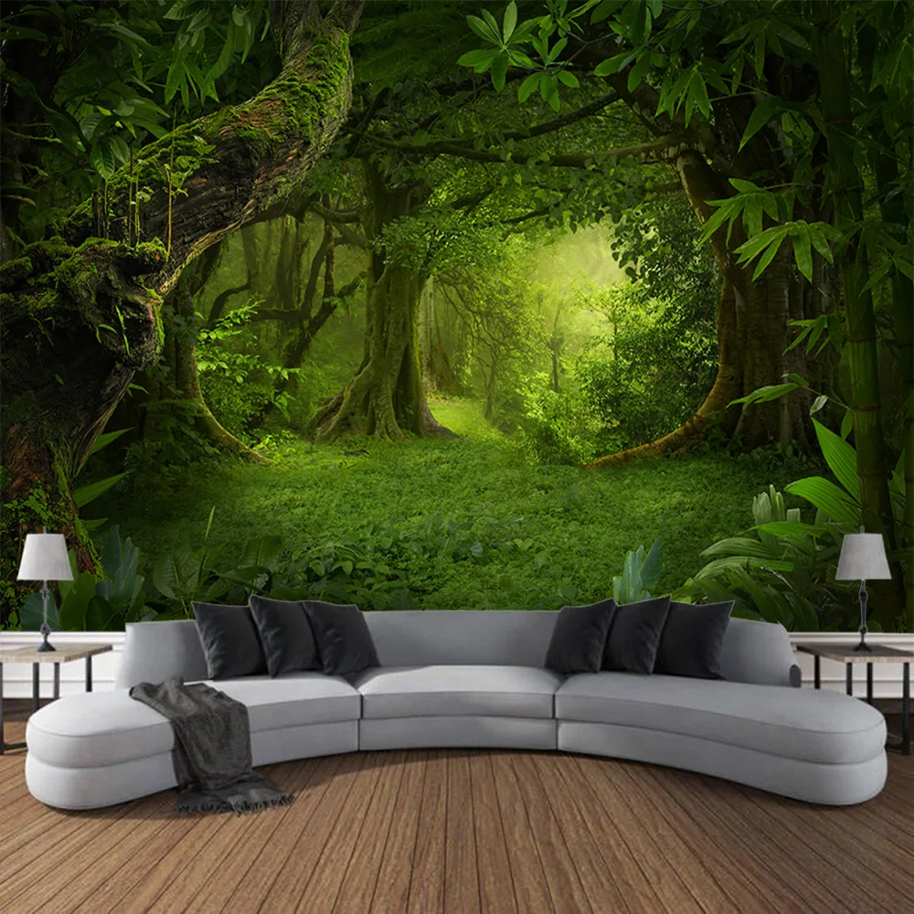 

Гобелен «Туманный лес» 100% полиэстер