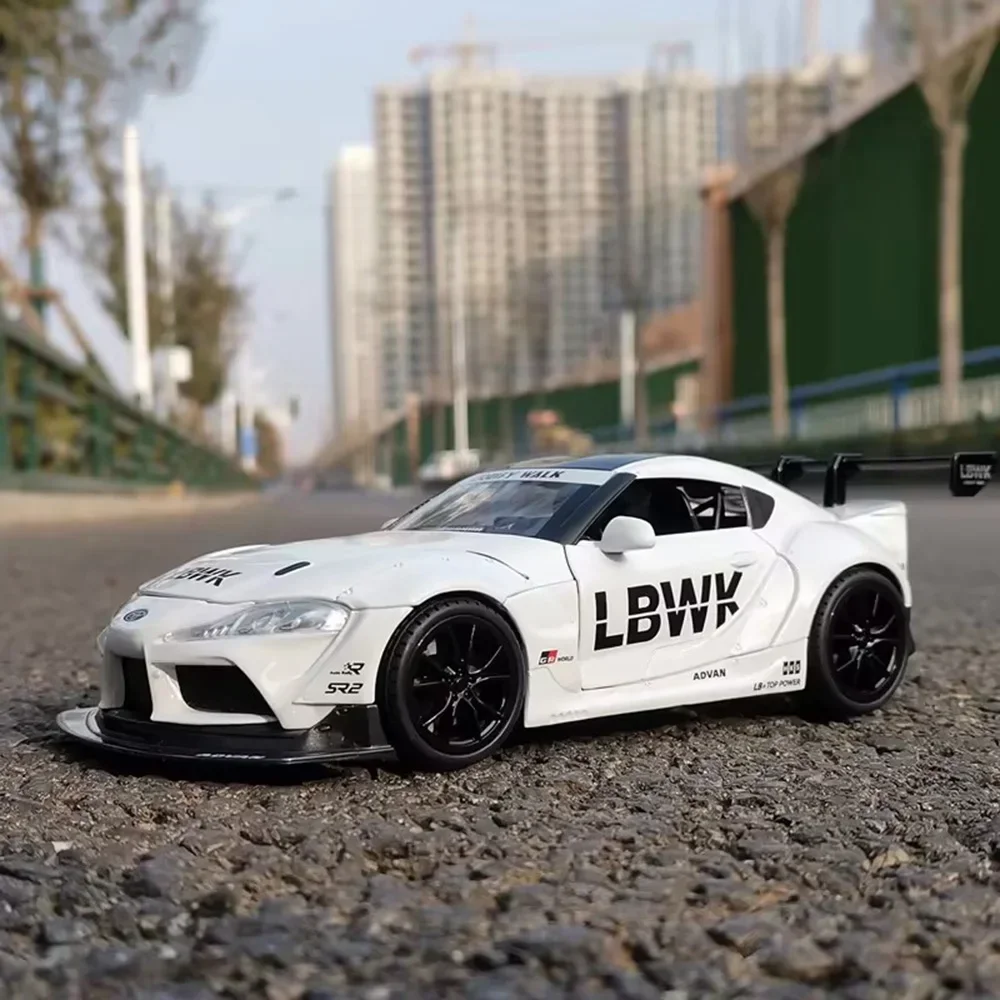 1/22 Supra литые под давлением игрушки из сплава модели автомобилей 4-дверный