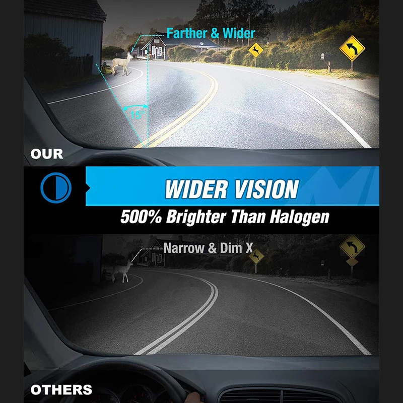 Лампа для автомобильных фар 4300K 9005 K 6000 лм
