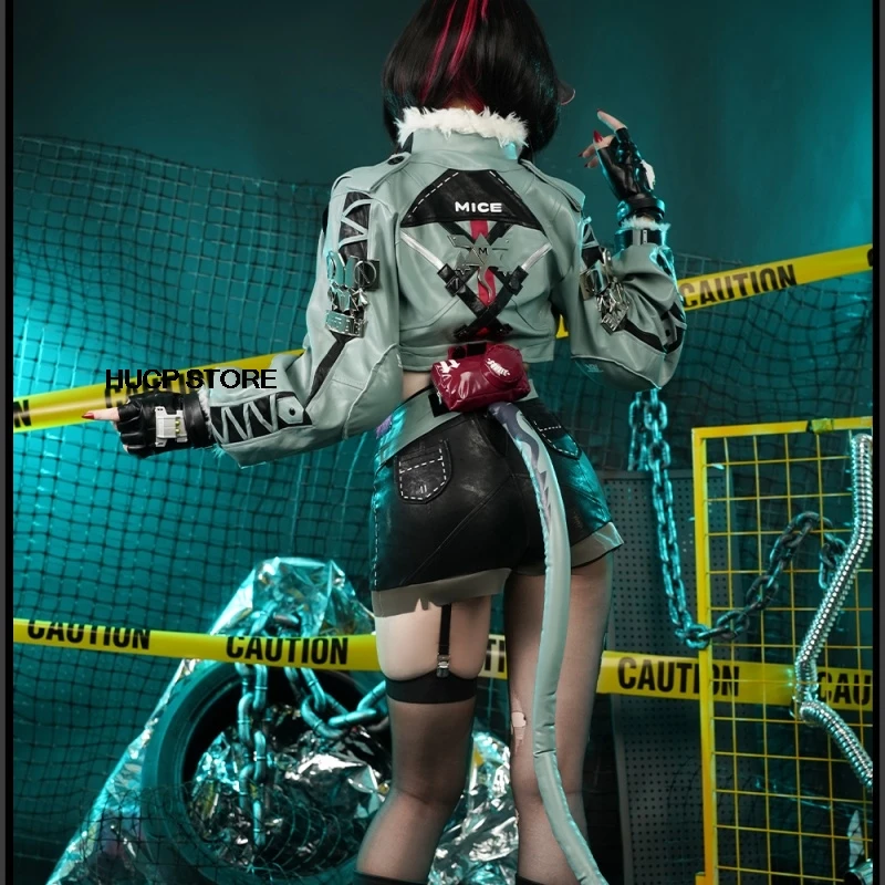 Костюм для косплея ZZZ Jane Doe парик Zenless Zone Zero женский сексуальный костюм на Хэллоуин