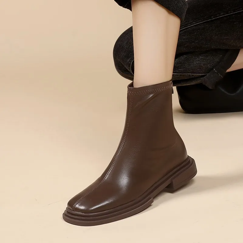 

Women Boots Autumn and Winter Shoes Chelsea Zipper Women's Shoes Boots Women Platform Boots 2022 Women Rubber Rock Lolita Shoes