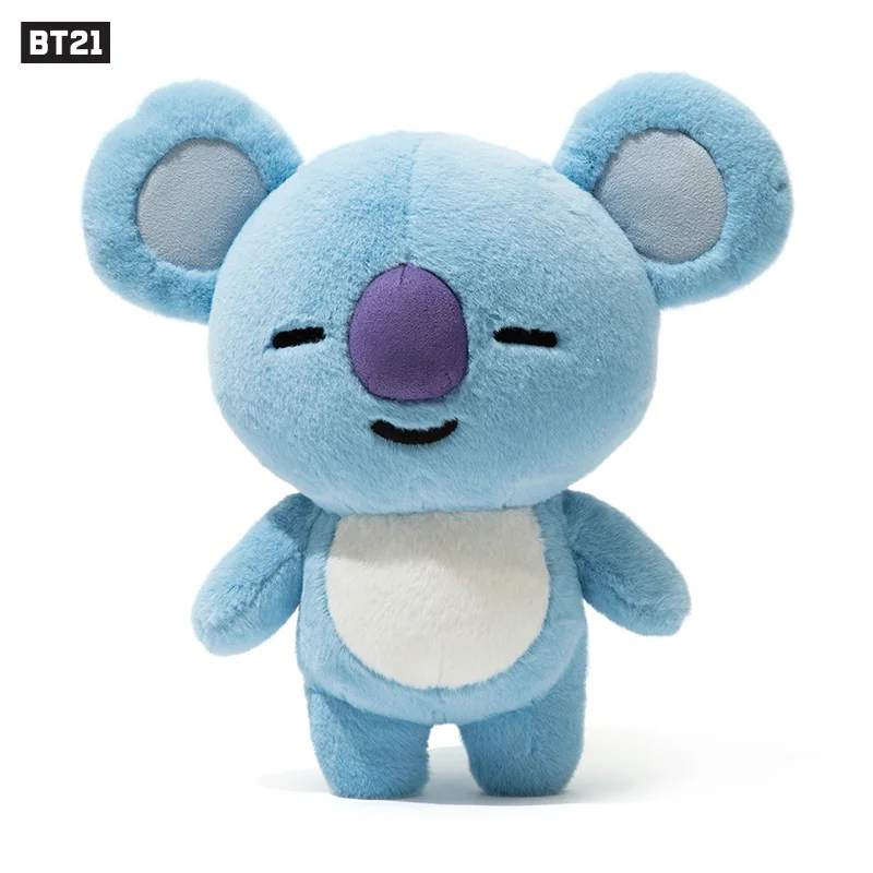 Kpop Bts стоячие Плюшевые игрушки мультфильм Bt21 Tata Rj Chimmy Cooky Shooky Mang Koya Детские
