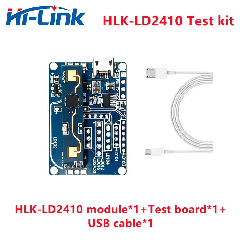 Hilink Φ IC Smart Home 5V TestKit горячая распродажа 24G BLE MMWave Sensor, датчик присутствия человека, радар, модуль высокой чувствительности