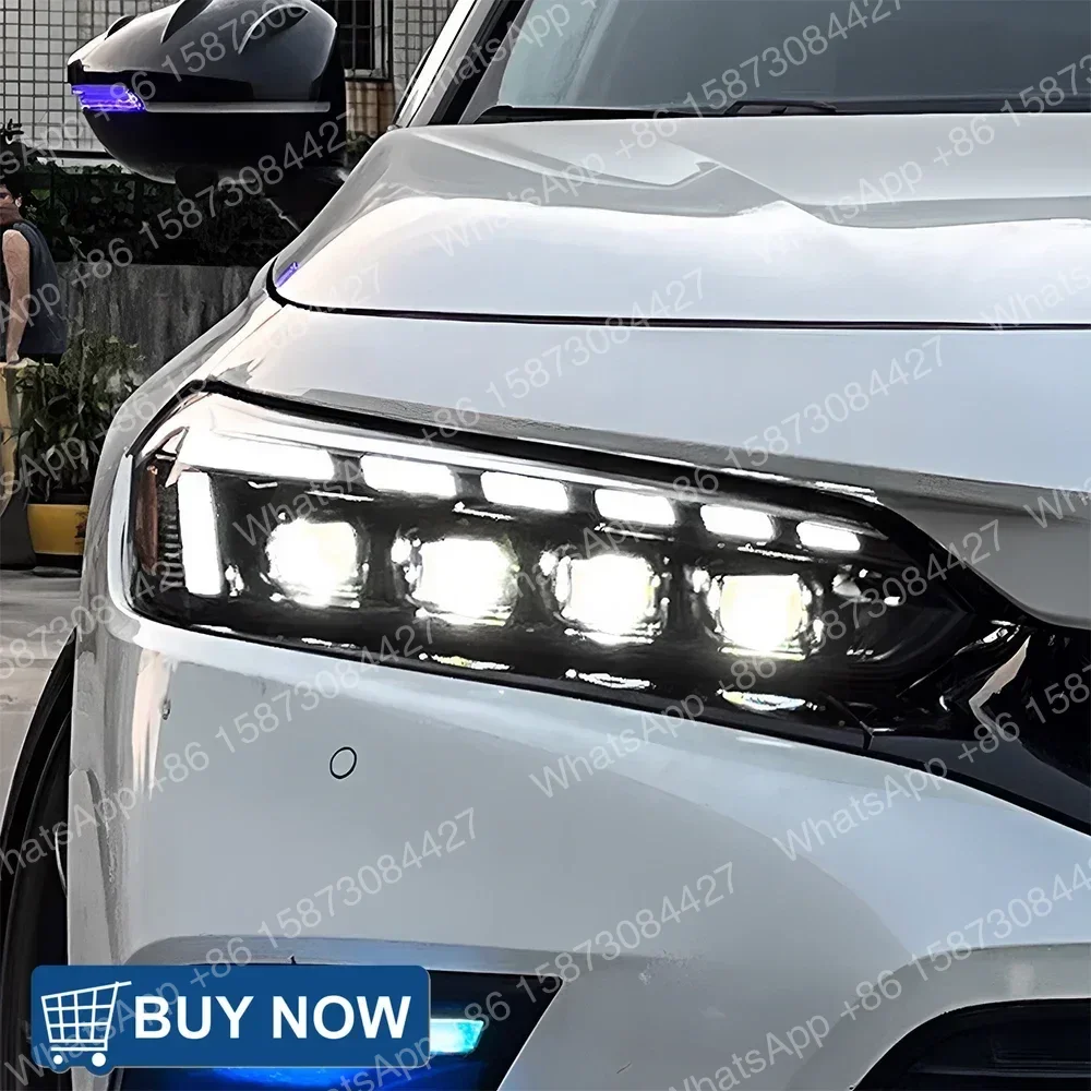 Фото Автомобильные фары в сборе для Toyota Xi 11-го поколения (2021-н.в.), светодиодные, с проектором, 4 линзами, динамические, передние, аксессуары для тюнинга №1