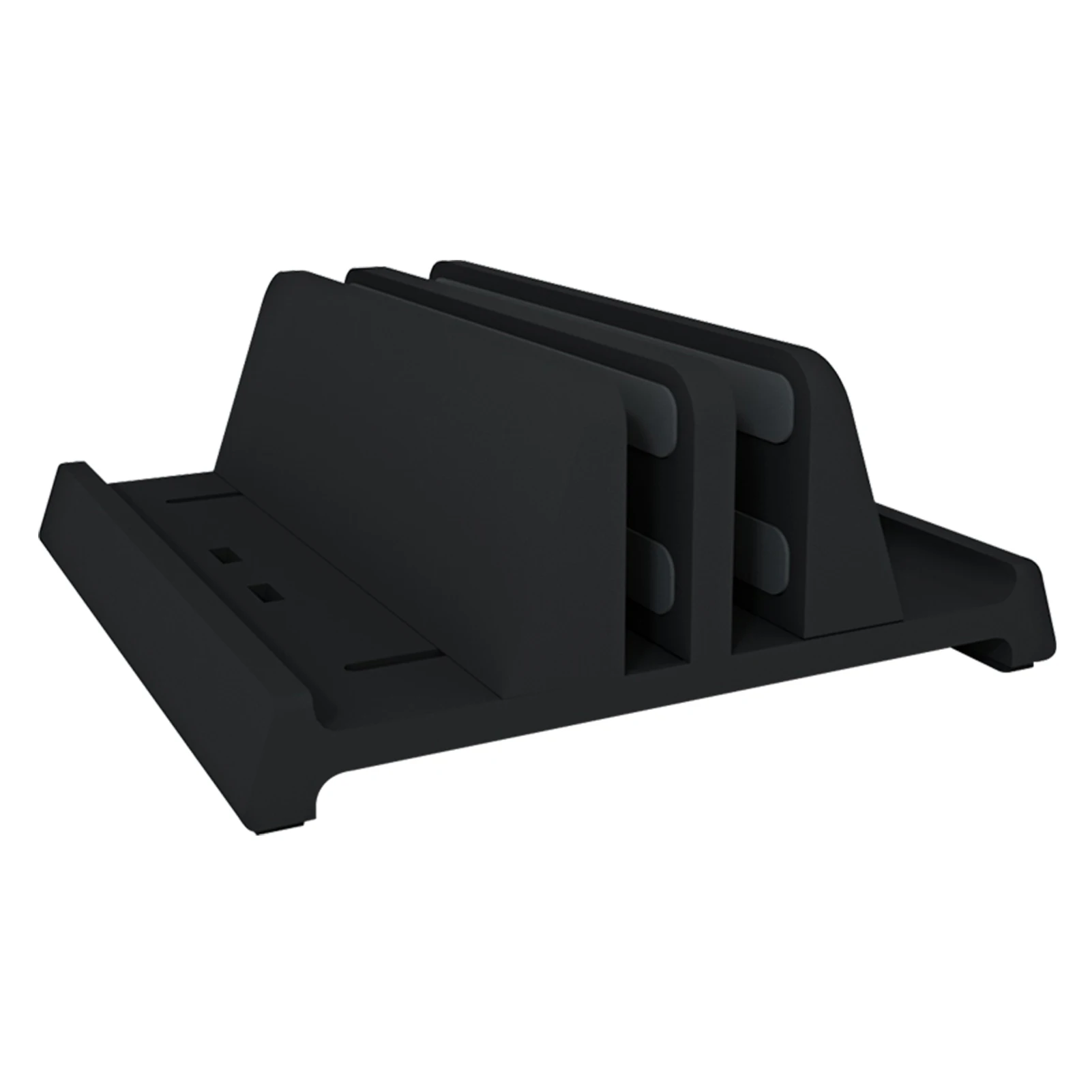 

Vertical Laptop Stand Space-saving Vertical Laptop Stand Dual-Slot Adjustable Vertical Laptop Stand 3 In 1 Design Space-Saving