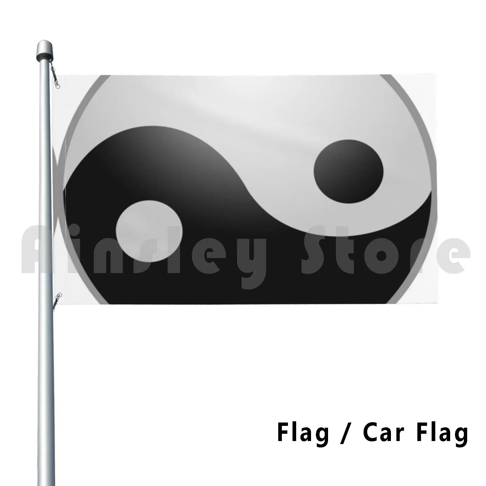 Yin Yang Outdoor Decor Flag Car Ying Yan Price Balance Harmony Harmonious 19 Special