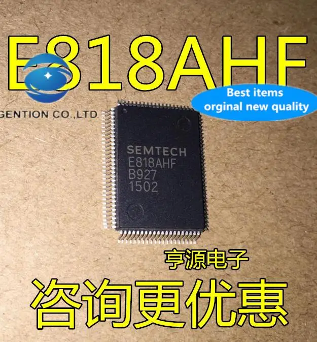 Оригинальный Новый Электронный Драйвер E818AHF QFP-100 IC, 100%, 2 шт. Оригинальный Новый Электронный Драйвер E818AHF QFP-100 IC, 100%, 2 шт.