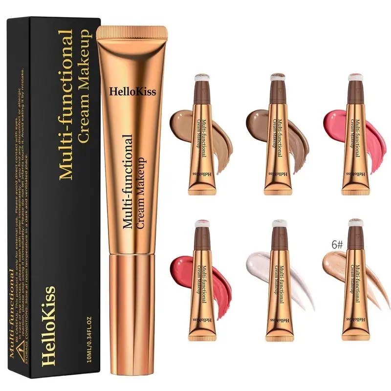 Крем румяна маркер Stick тени для век ровный макияж Жидкий Макияж глаз лица розовый