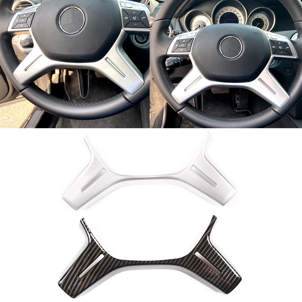 

1 шт., рамка для автомобильного рулевого колеса Mercedes Benz C E ABS