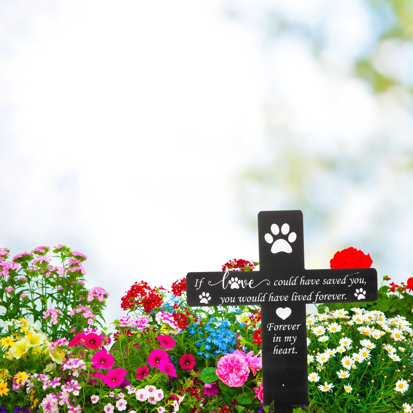 

Landscaping Decor Outdoor Lawn Decorations Pet Courtyard Memorial Stake Cemetery Inserted Deceased Acrylic Sign