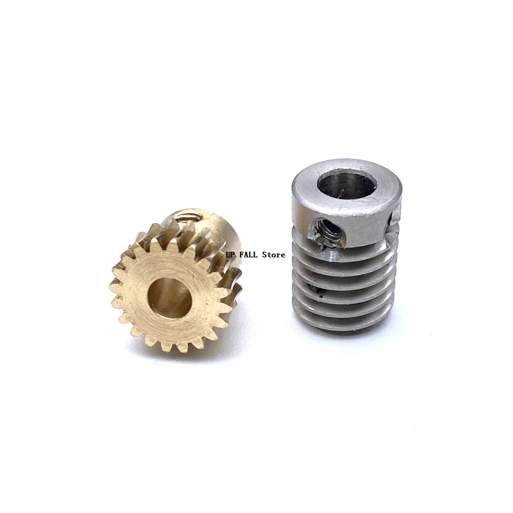 

1: 1 M3 Micro набор червячных передач 0,5 M 20T 4 + 5 мм Coper Gear Steel Worm DIY Model