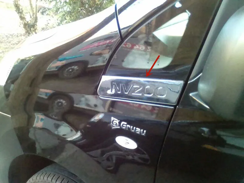 

Высококачественная Хромированная передняя треугольная оконная накладка из АБС-пластика для Nissan NV200 2010-2018, защита от царапин, автомобильные ...