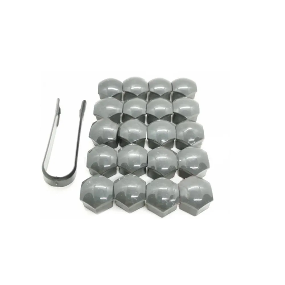

20 Pcs Car Wheel Nut Cap Protection Anti-Rust Covers Auto Tire Plastic Bolt Removing Clip Tire Wheels Spare Parts Exterior Parts