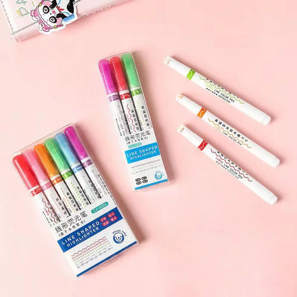 Pen Color Curve Highlighter Pen Multiple Shapes