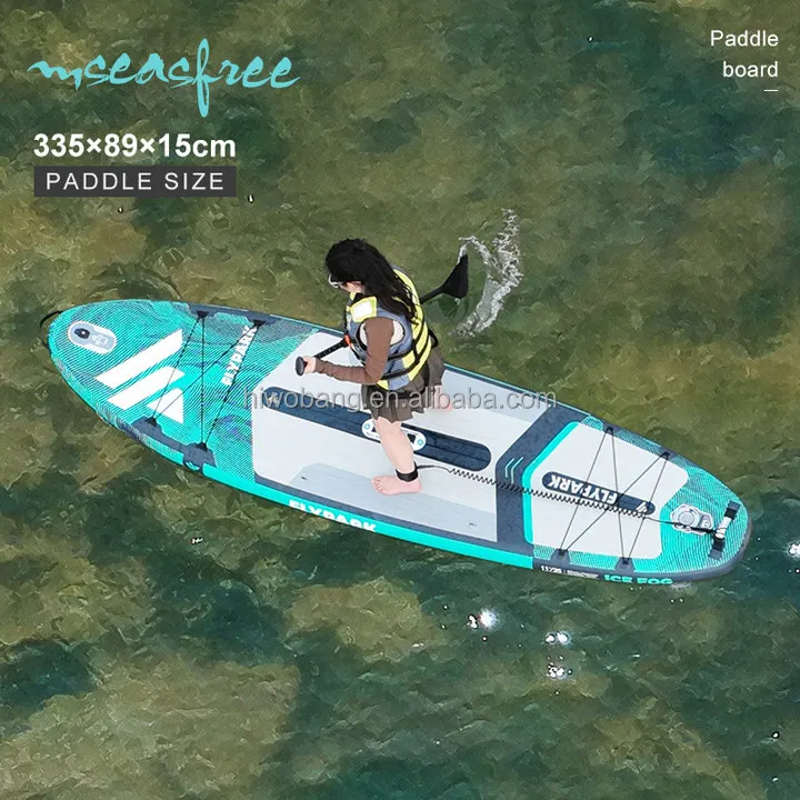 OEM 11' зеленые доски для серфинга SUP двухслойные приятные домашних животных