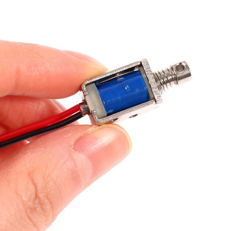 

DC 3V 5V 6V 9V 12V Push-Pull Solenoid Through Type Electromagnet Stroke 4mm