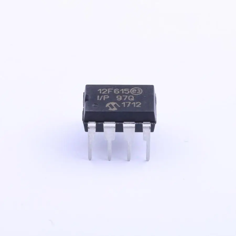 

MCU 8-Bit PIC12 PIC RISC 1.75KB Flash 2.5V/3.3V/5V 8-Pin PDIP Tube - Rail/Tube PIC12F615-I/P