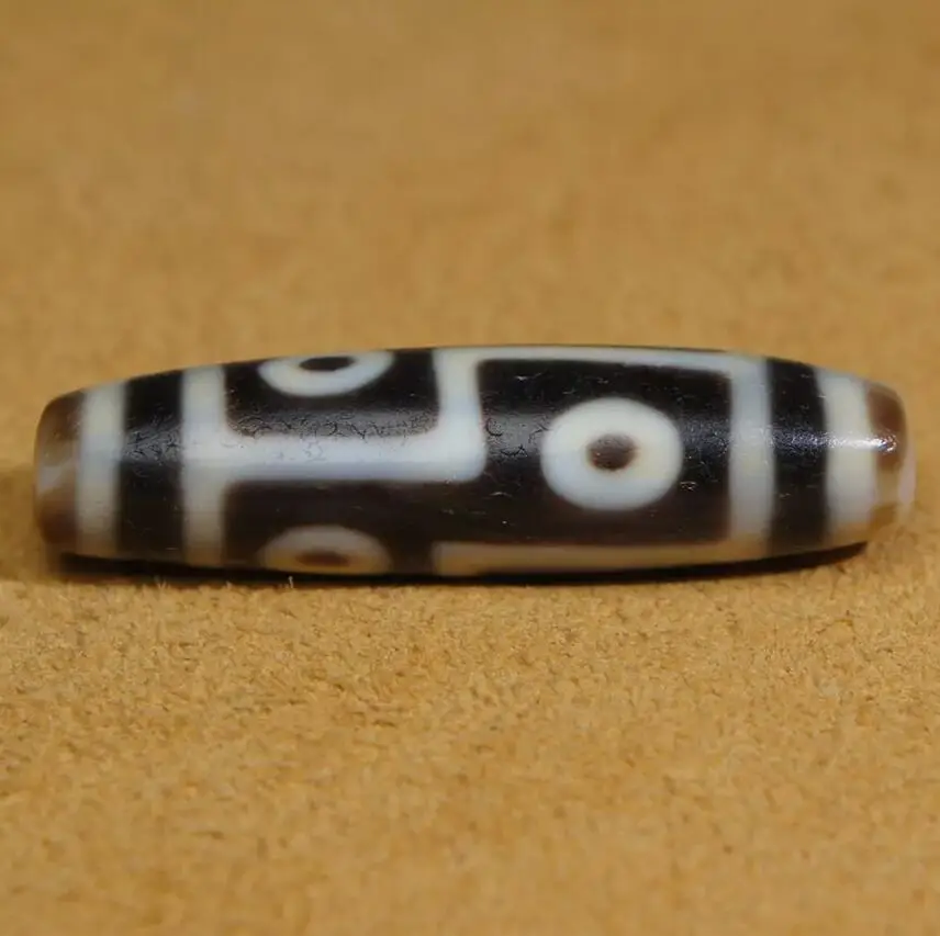 Масляные гладкие старые Агаты древние тибетские бусины DZI 6 глаз тотемный Амулет