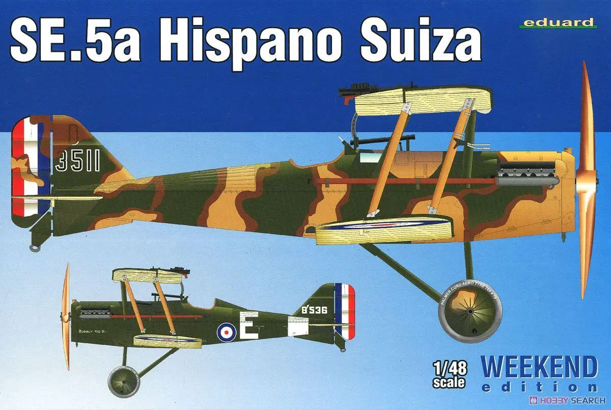 

Комплект моделей Eduard EDU8453 1/48scale SE.5a Hispano Suiza