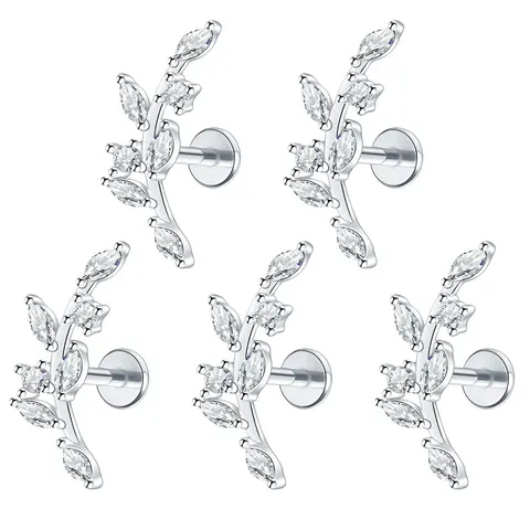 Серьги-гвоздики Xpircn из нержавеющей стали 16G