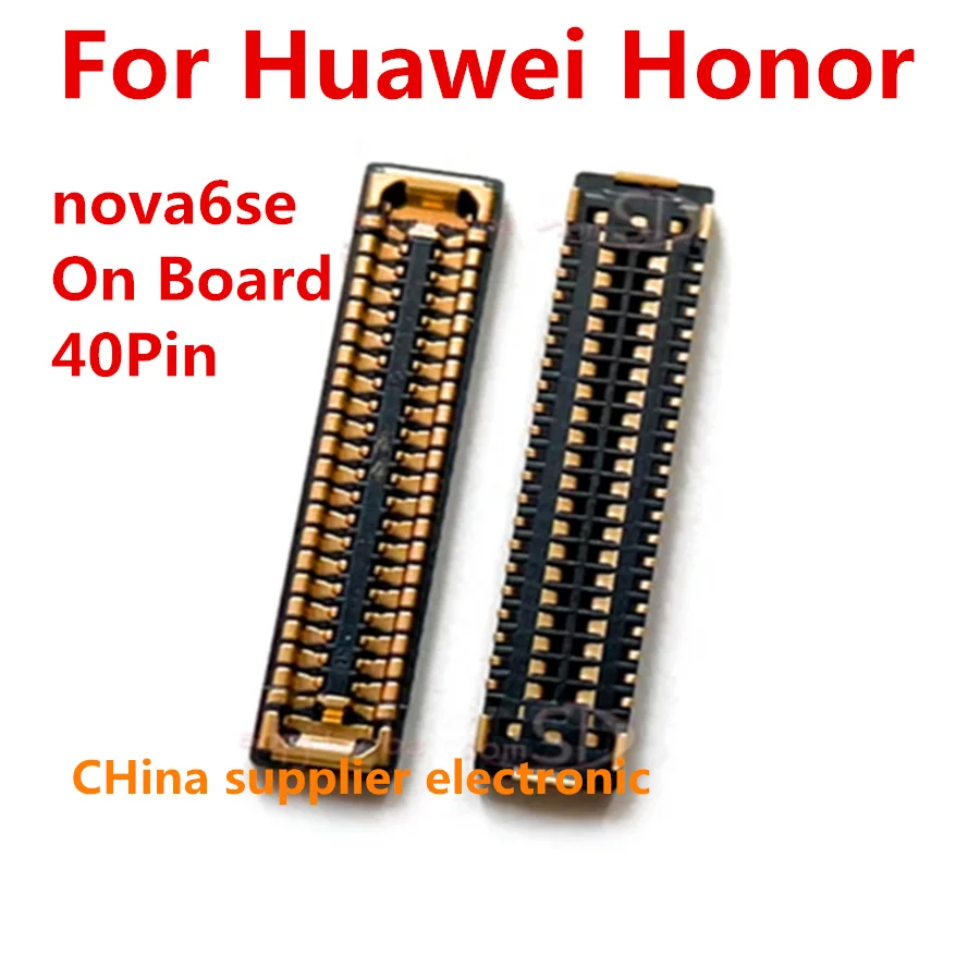 

10-50pcs Usb Charger Charging Dock Port FPC Connector Plug For Huawei Honor nova6se Board on flex 40Pin