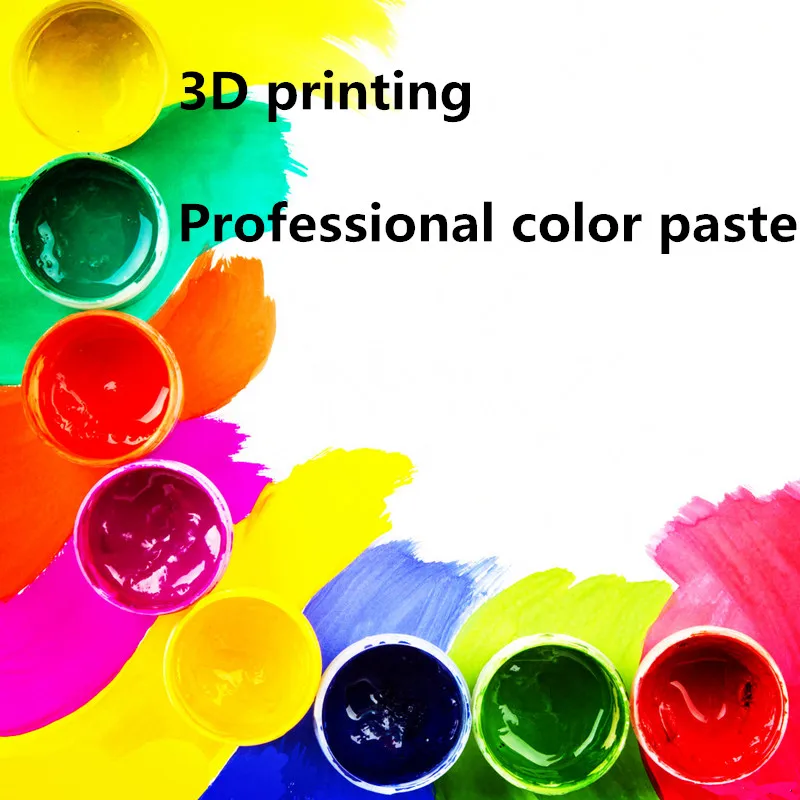 

3D Printing Mill Base Photosensitive Resin Nano Color Paste UV Curing Non-toxic Covering Power Weather Resistance No Fading 10G