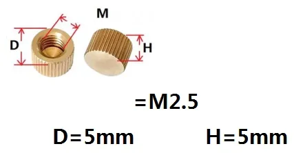

Латунные гайки M2-M10