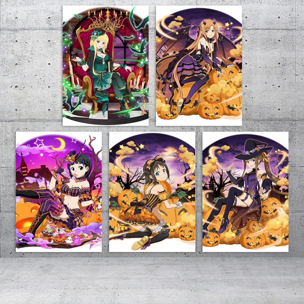 

Холст Yuuki Asuna HD печатный плакат Tiese Schtrinen домашний декор живопись Yui настенный меч искусство онлайн картина для гостиной