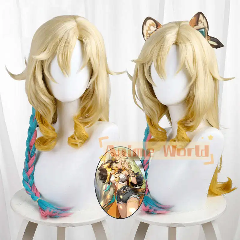 Парик для косплея Хэллоуина из синтетических волос