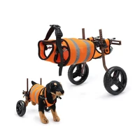 dog rehabilitation walking aid vehicle puppy disabled car pooch two wheel scooter with rear collar protective tape pets supplies