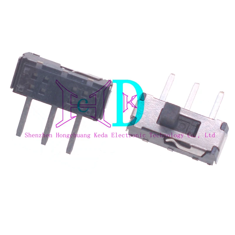 10 шт. 2-й шестерённый 3-ножный переключатель MSK12D19 горизонтальный односторонний