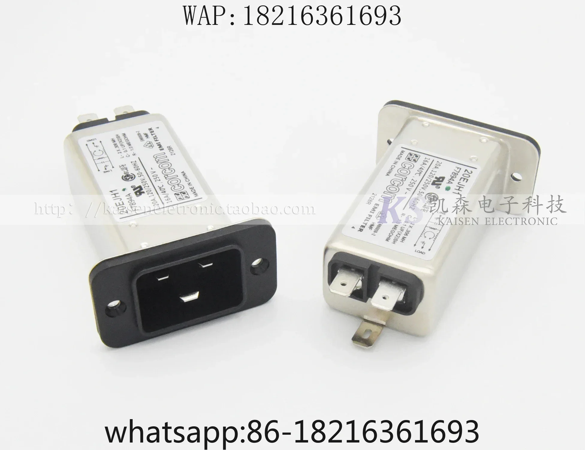 2026GOOD 20EJH1 Серия EJH F7894A 6609009-4 20A Фильтр Corcom для медицинских проекторов (art.: 3920da447f5cf) - 3920da447f5cf