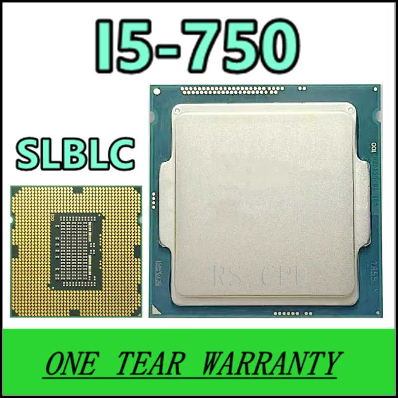 

i5-750 i5 750 SLBLC 2.6 GHz Quad-Core CPU Processor 8M 95W LGA 1156