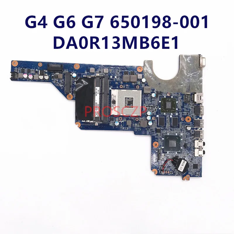 650198-001 650198-501 650198-601 Mainboard For HP G4 G6 G7 DA0R13MB6E1/6E0 Laptop Motherboard With HM65 100% Full Working Well