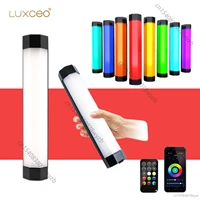 luxceo p200 video light rgb tube built in battery magnet with app control led video light for studio photo product lighting