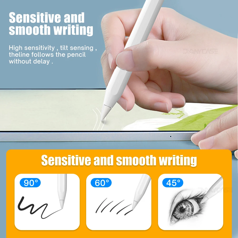 Новый наконечник для карандаша Apple Pencil сменный 1-го 2-го поколения 2H 2B 4 0 прозрачный