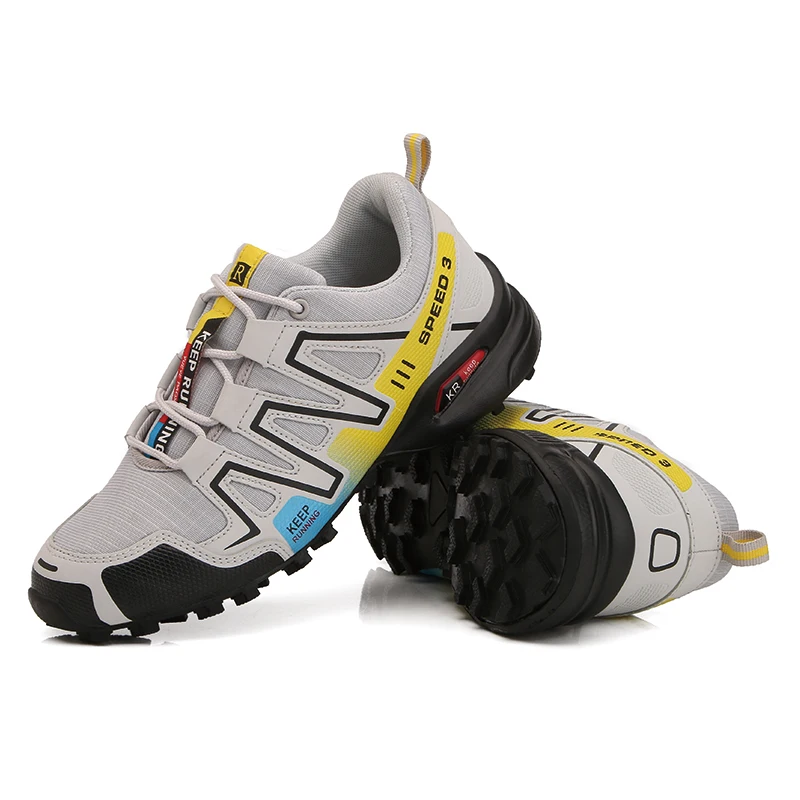 

Мужские Нескользящие кроссовки, Уличная обувь для походов, водонепроницаемая