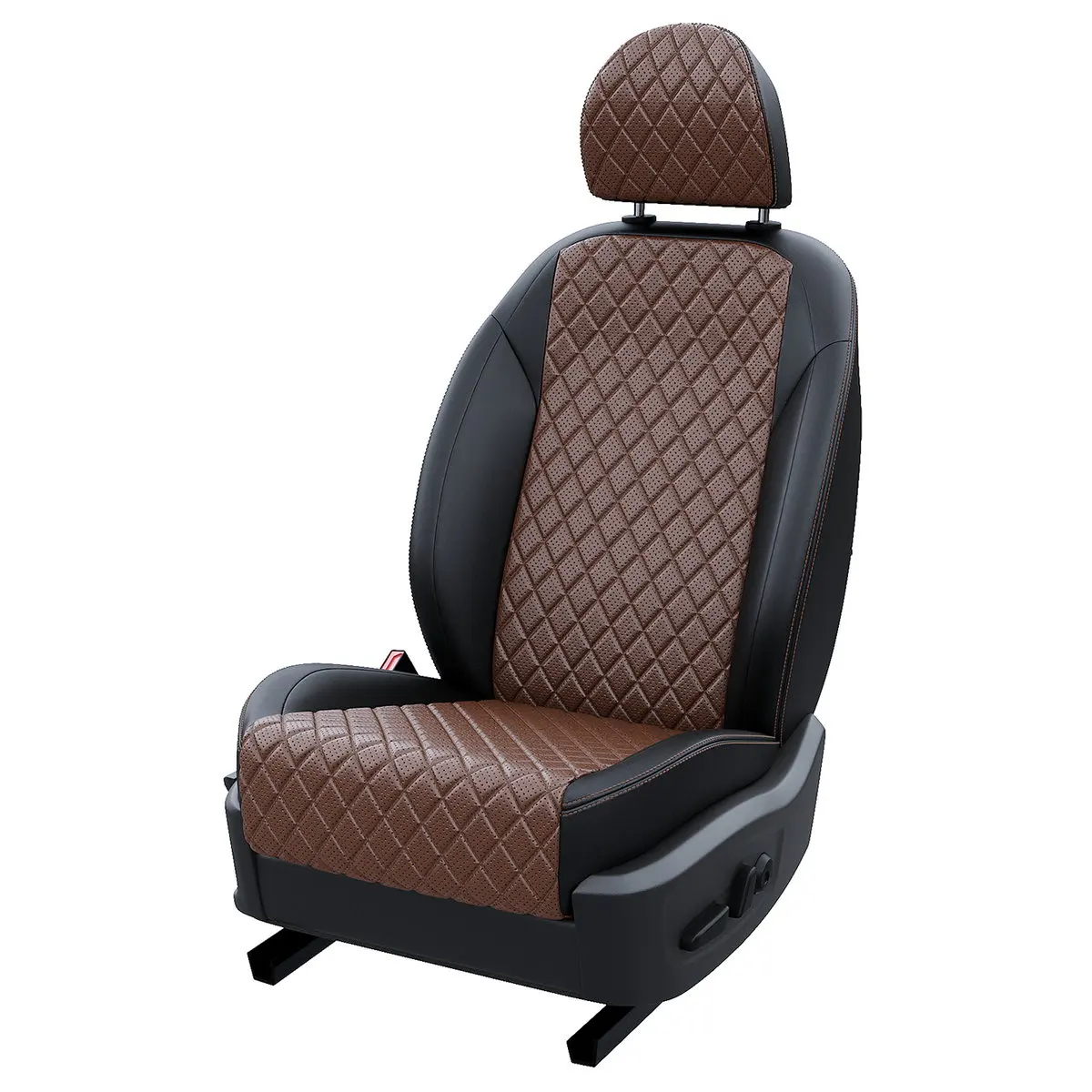 Чехлы на Рено Флюенс 2009-2017 Экокожа с ромбом