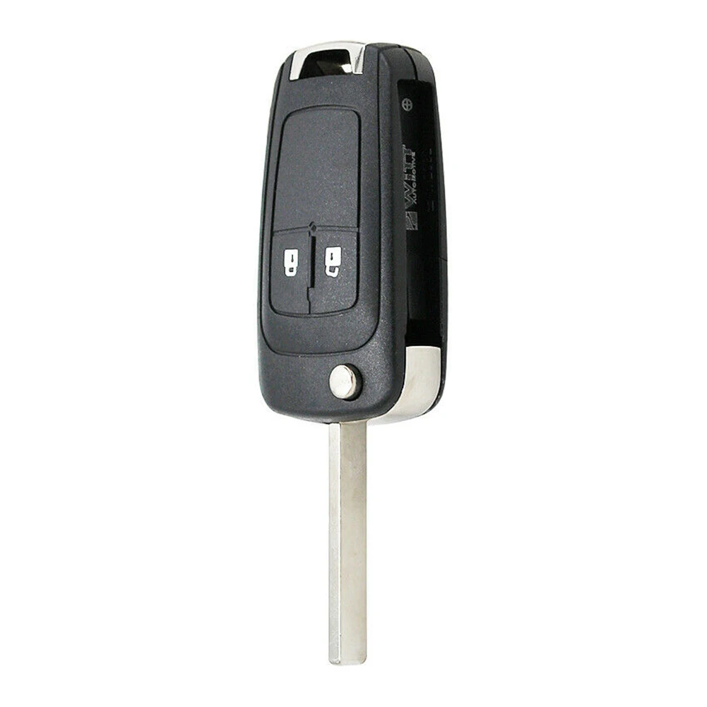 

1pc Car Key Shell Key Case 2-Button Folding Key Housing Replacement Parts For Opel Astra J Corsa E For Opel Adam 2013-2016
