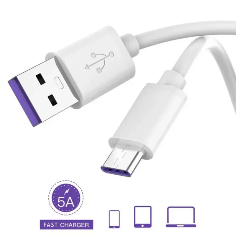 

USB Type C P40 Pro Mate 30 P30 Pro Supercharge 40W 5A Fast Charging USB-C Charger for Phone Cord